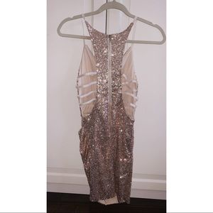 Mini rose gold dress size S
